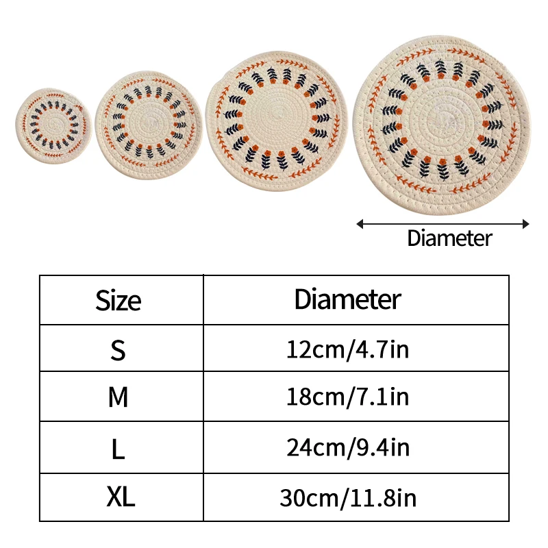 Dessous De Plat En Céramique Pour La Cuisine, Dessous De Plat Turc Peints Pour Plats Chauds