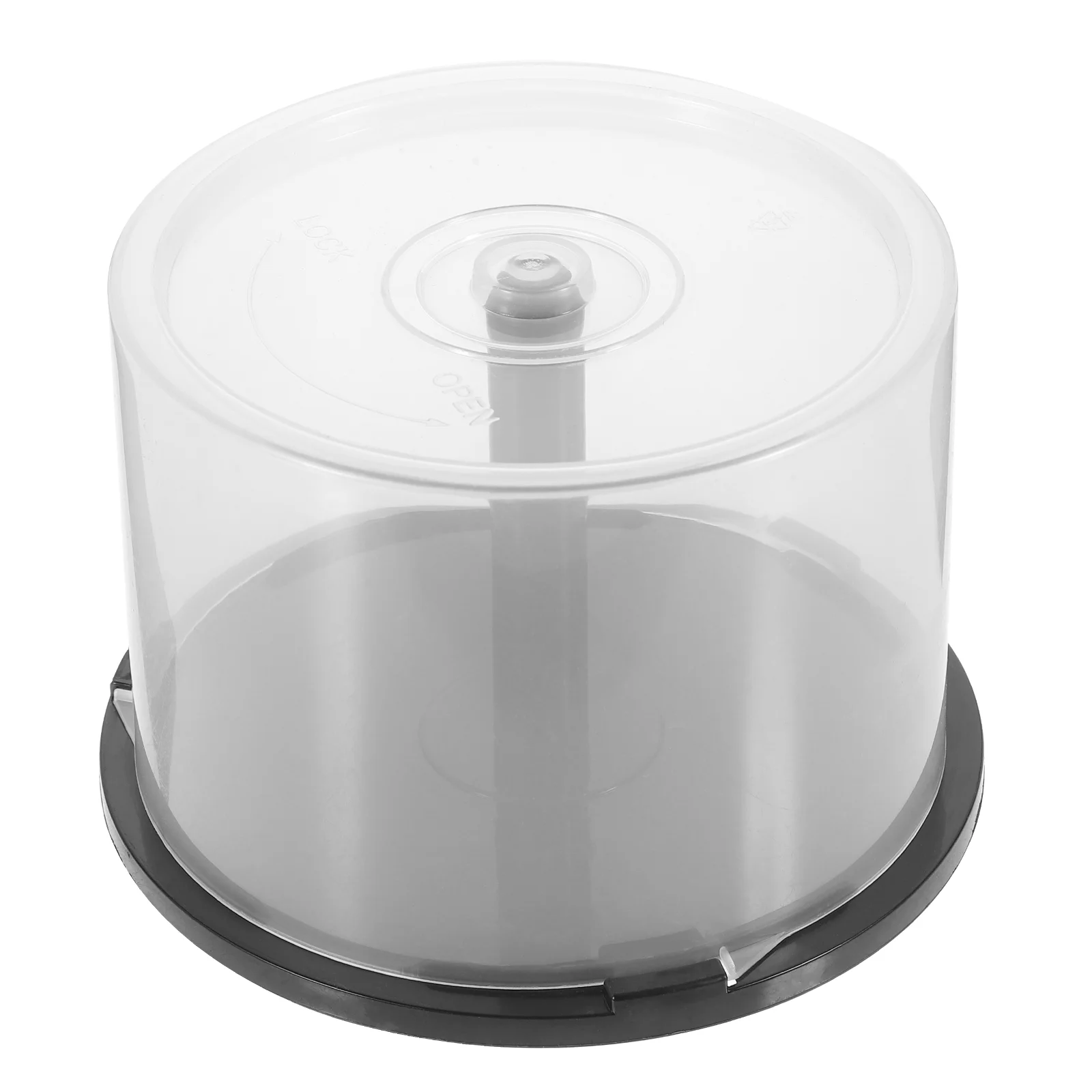 

2 Pcs CD Storage Bin Shelf Empty Holder Books Rack Bucket Dvd Plastic Container
