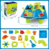 Water Table for Toddlers 4 in 1 Kids Portable Water Play Table Beach Toys 24PCS Sensory Activity Splash Table Toys for Children 6