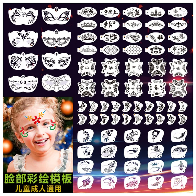 Face Paint Stencils 1