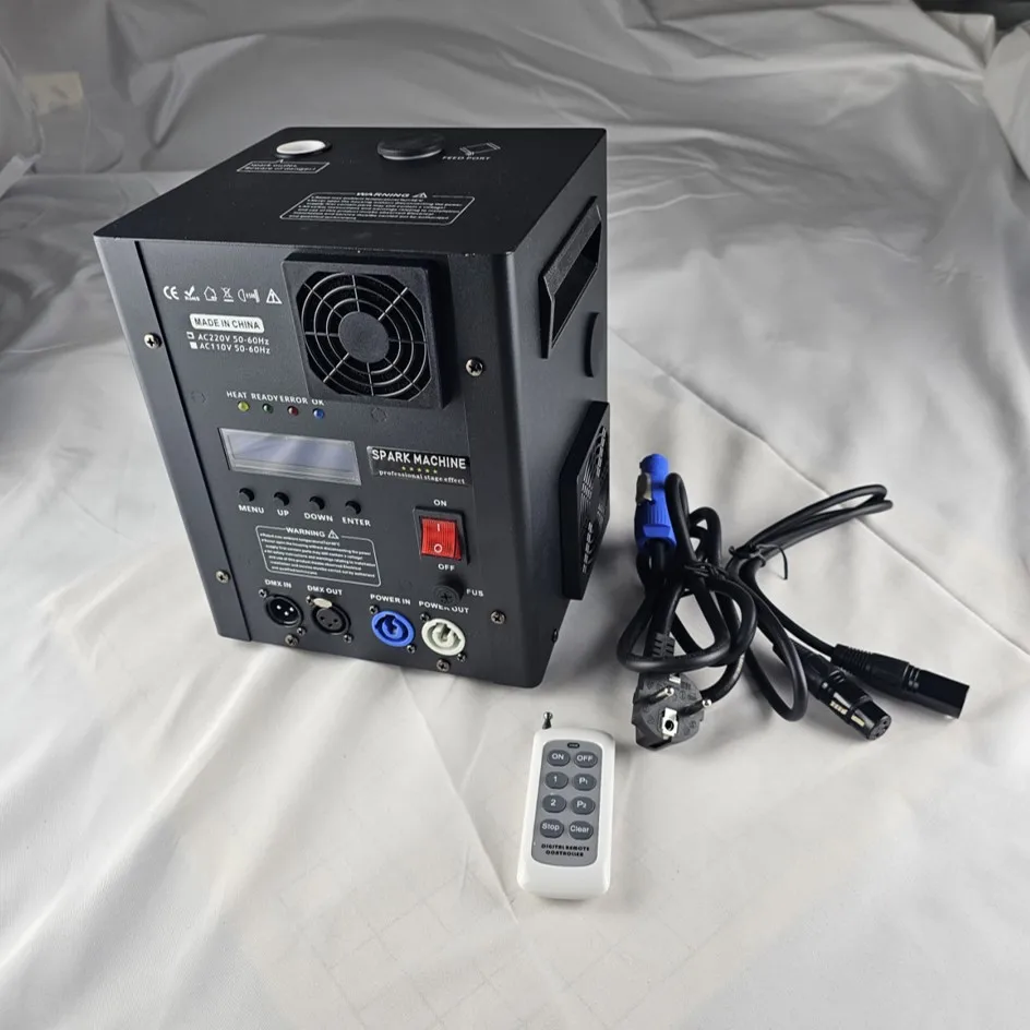 Blueshow 1 Cold Spark Machine 700w Ti Powder Dmx Fountain Sparkular Stage Wedding Party Christmas Stage Light Sparkler Sink 4