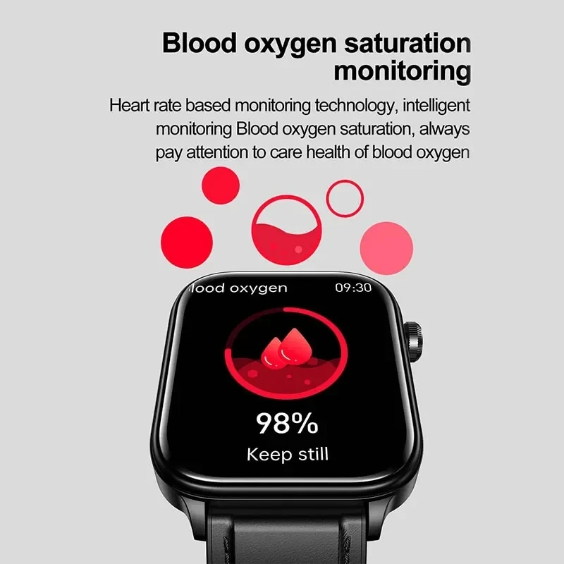 For XIAOMI 2025 New ECG+PPG Blood Fat Uric Acid Health Smartwatch Men Heart Rate Blood Pressure Bluetooth Call Smart Watch Women 6