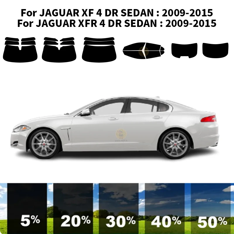 

Precut nanoceramics car UV Window Tint Kit Automotive Window Film For JAGUAR XFR 4 DR SEDAN 2009-2015