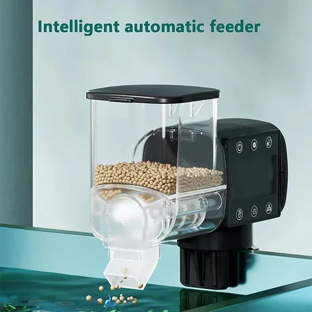 Aquarium Fish Tank Feeder Intelligent Automatic Feeder Digital Timing Wifi Wireless Remote Control Fish Feeding 4