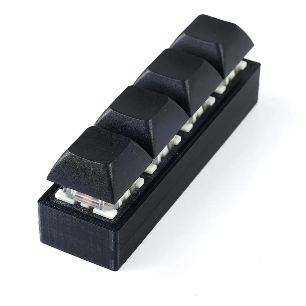 USB 프로그래밍 가능 매크로 키보드 4 키 원키 바로 가기 키 마우스 버튼 볼륨 조절 키 미니 키패드