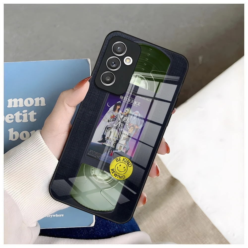 thumbnail image 1 of Funda de teléfono con manual B-Beetlejuices para Samsung S24 Ultra S23 Fe S22 S20 S21 Galaxy A54 A34 A24 A53 M54 Note 20, cubierta de vidrio, 1 of 5