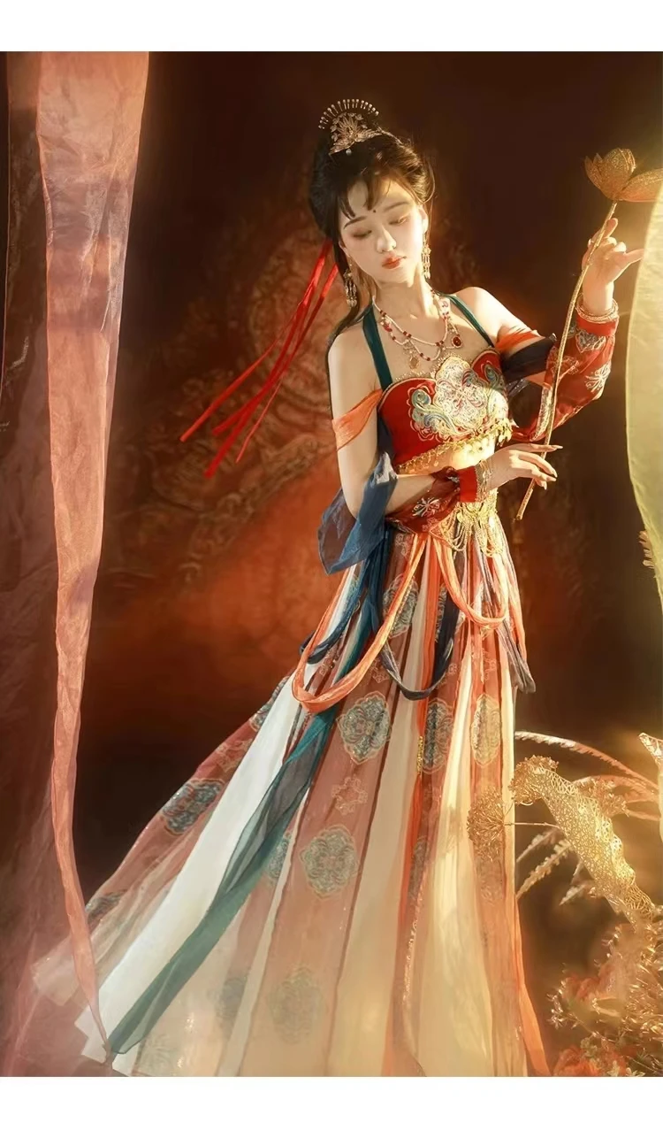 Dunhuang ̱ Hanfu Tianzhu    ڽƬ Ʈ,   ġ   ũ ( 㸮 ü)