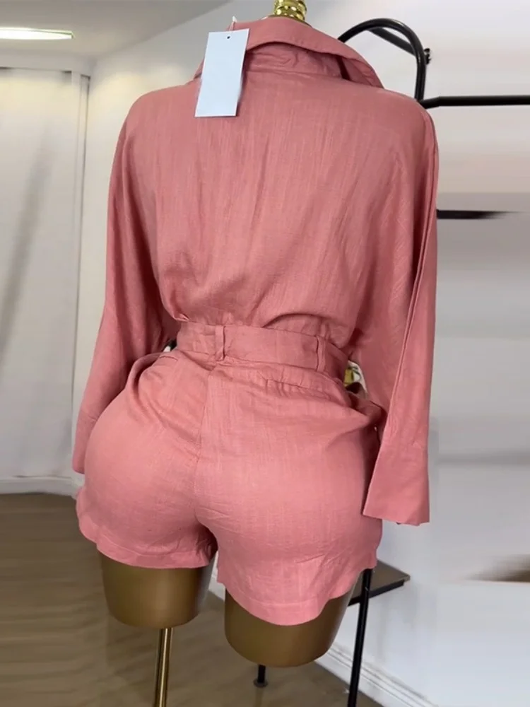 Wmstar Two Piece Set Women Wholesale A New Summer Collection 2025 Featuring Sweet Fresh Lapel Bat Sleeved High Waisted Skirt