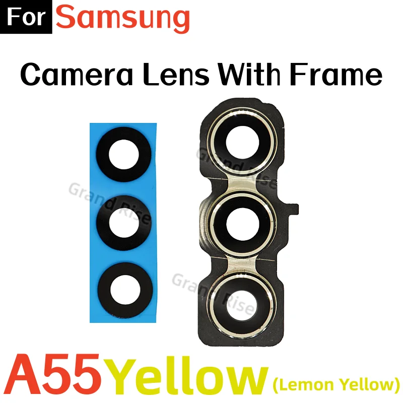 High-Quality Rear Camera Glass Lens with Frame and Adhesive Replacement