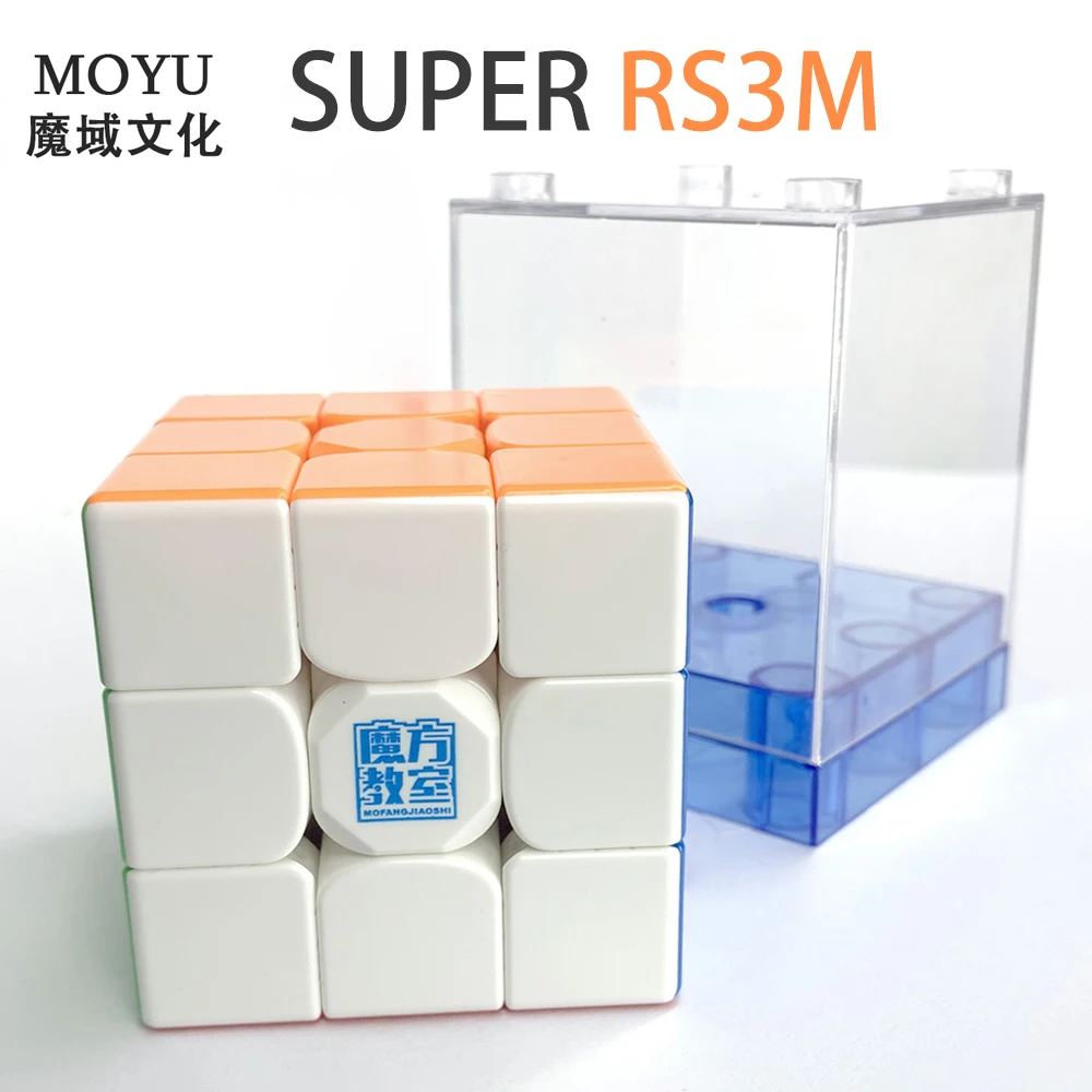 

MOYU Super RS3M 2022 Maglev 3x3 Magnetic Magic Cube 3x3 Professional RS3M Ball Core Speed Cube Children's Puzzle Toy Cubo Magico