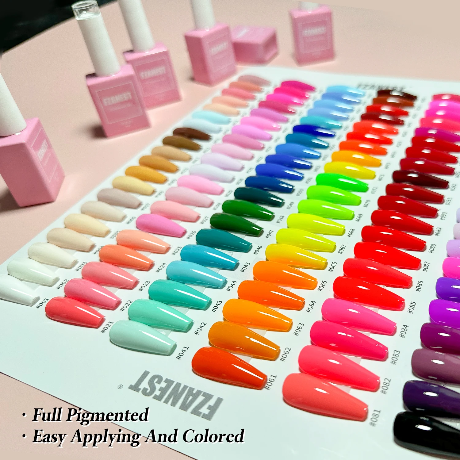 FZANEST 120colors Gel Nail Polish Custom Logo Soak Off Gel Polish OEM Gel Polish Wholesale Free Sample Private Bottles 4