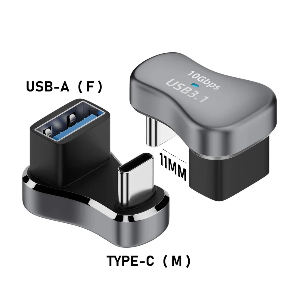 ตัวเลือกสินค้า อะแดปเตอร์ USB-C 180° ชาร์จเร็ว 140W 20Gbps