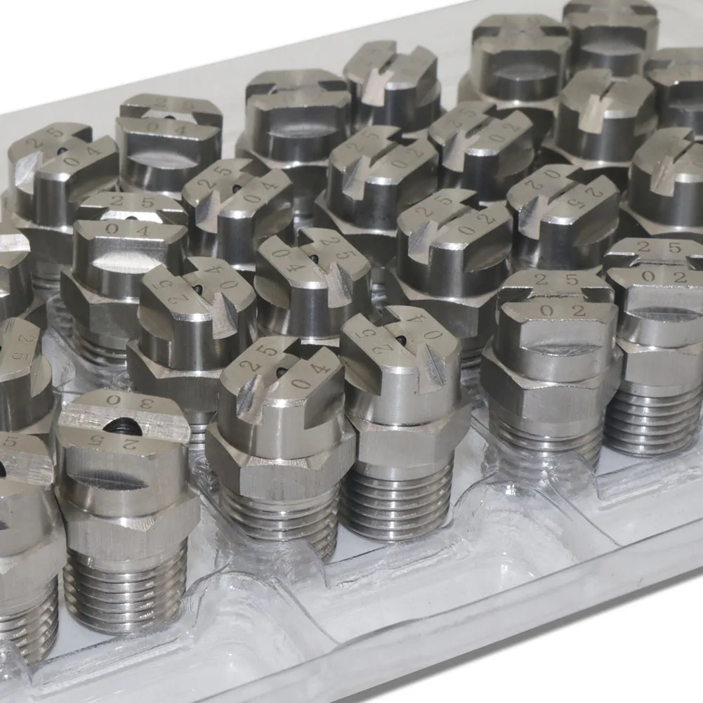 HVV Fan-shaped nozzle High pressure cleaning nozzle 1/4 outer wire Aperture Diameter 0.66mm 0.91mm 1.3mm 1.6mm Water gun nozzle 5