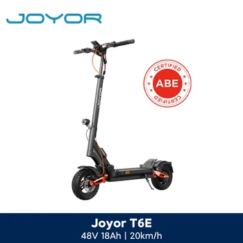 JOYOR T6E ABE Monopattino elettrico pieghevole per adulti, Batteria da 48V 18Ah, Autonomia di 70 km, Pneumatici da 10", Velocità 20km/h