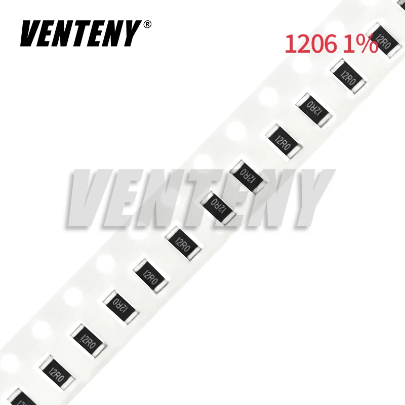 100 шт. 1206 SMD резистор 1/4 Вт 1% K 102K 105K 115K 124K 140K 210K 249K 280K 340K 402K 442K 499K 549K 619K 665K 806K 1,05 M 15M ohm