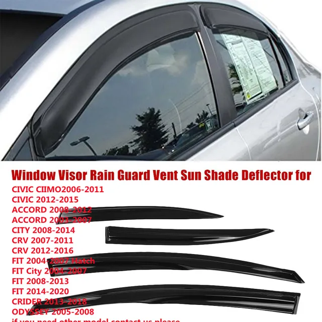 Honda 차량용 창문 바이저: 편안한 운전을 위한 완벽한 보호자