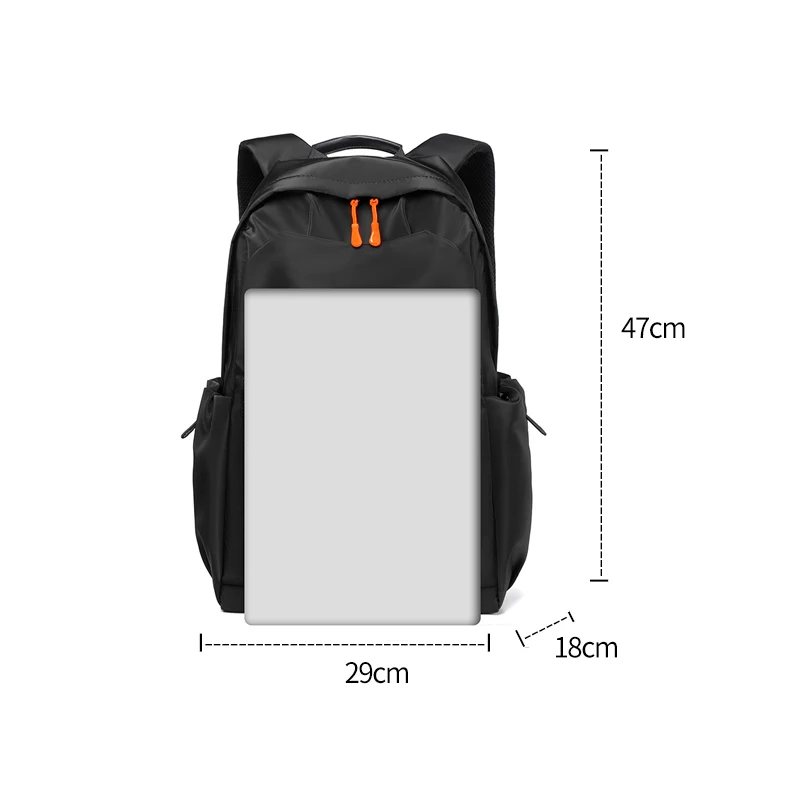 VC Men's Waterproof Backpack Lightweight Trend Designer Backpack for Man Book Bag Men's Stylish Backpack 15.6