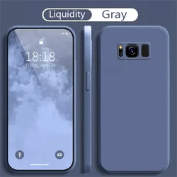Premium Liquid Silicone Shockproof Phone Case - Soft Protective Back Cover with Camera Guard for Galaxy S20 Ultra (Gray)