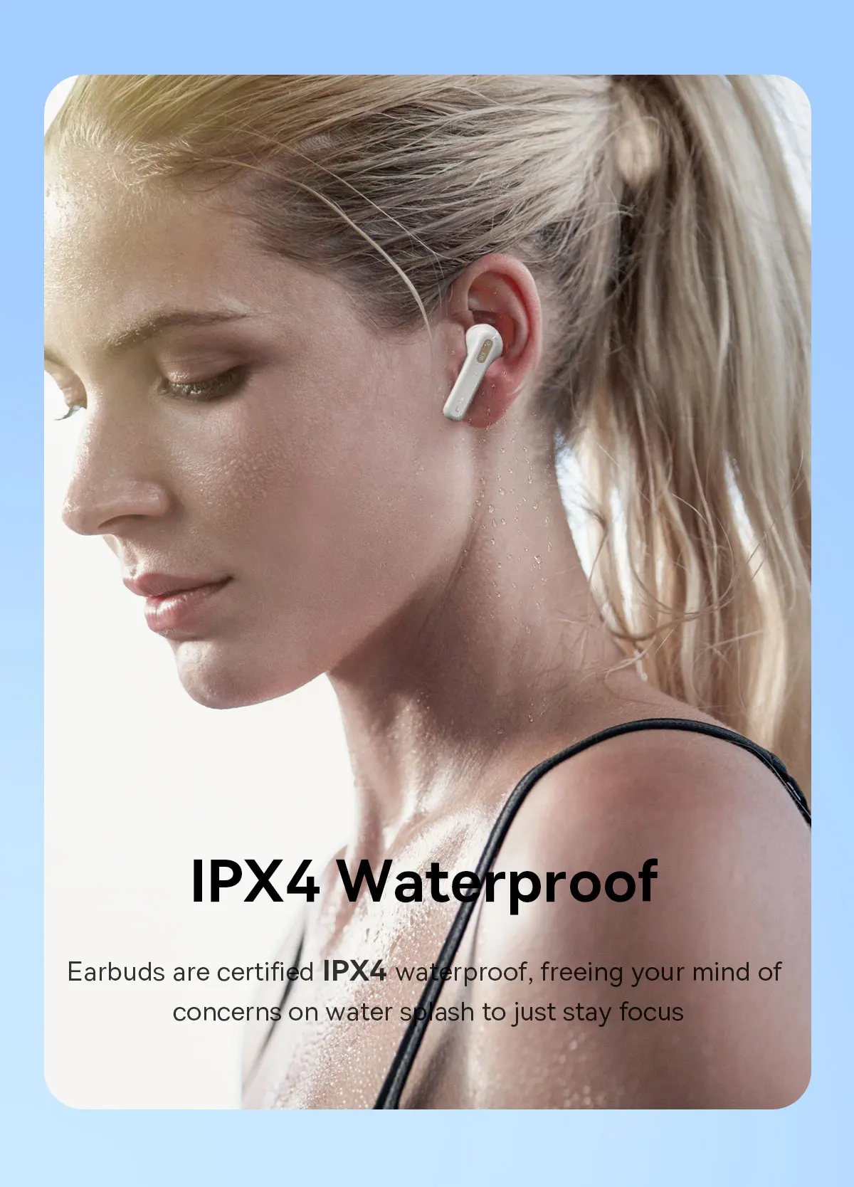 Fio, Fones De Ouvido Bluetooth 5.3, IPX4