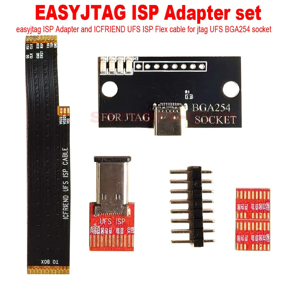 EASY JTAG BGA254 ISP 업그레이드 타입 -c,UFS ISP 플렉스 케이블(이지 자그 ufs-254 소켓용)