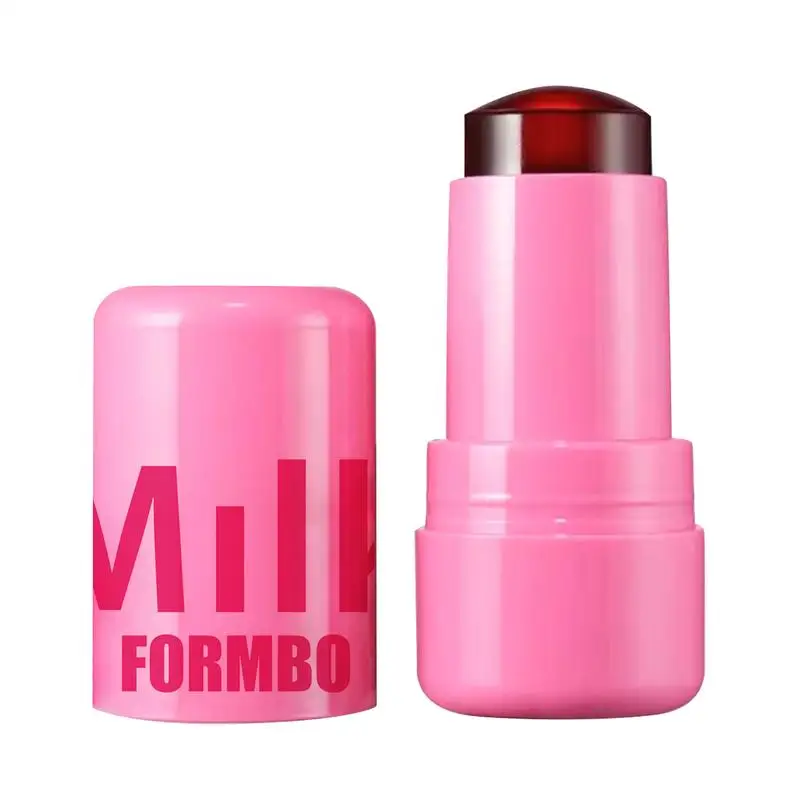 Milk Jelly Blush Jelly Lipstick Rouge Blusher Cooling Water Tint Blusher Lip Gloss Eye Cheek Moisturizing Contour Stick