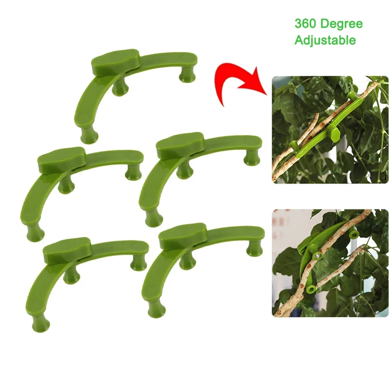50 pezzi clip piegatrice per piante regolabile a 360