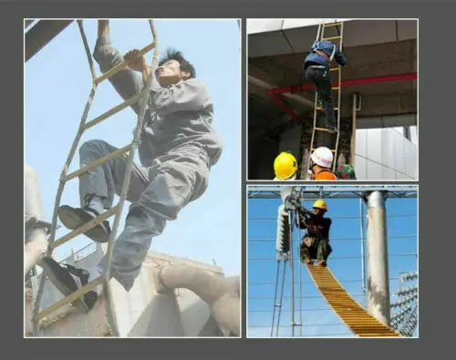 Fire Escape Ladder Folding Emergency Fire Escape Ladder Rescue Rope