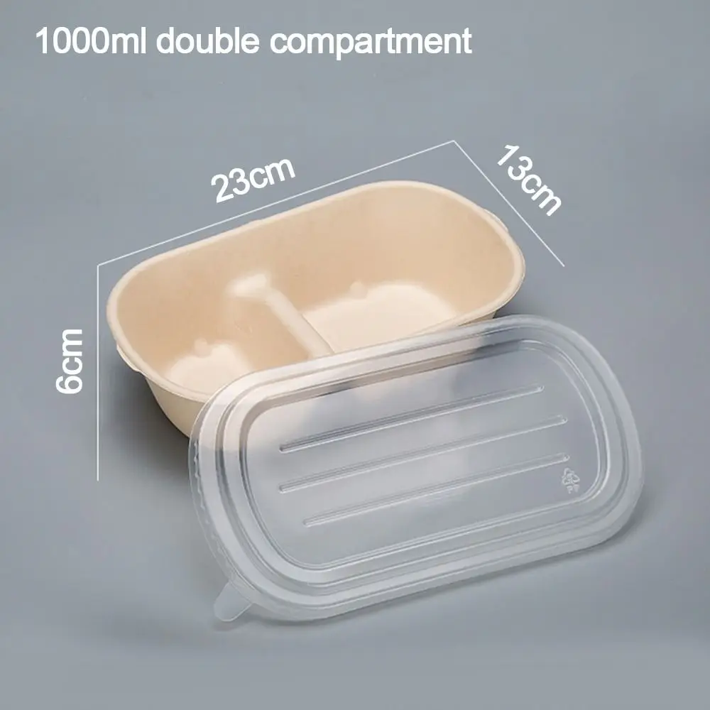 Eco-Friendly Paper Light Food Boxes 500ml/700ml/850ml/1000ml, Biodegradable Disposable ... - SKU PLFB1529 - UGI Packaging