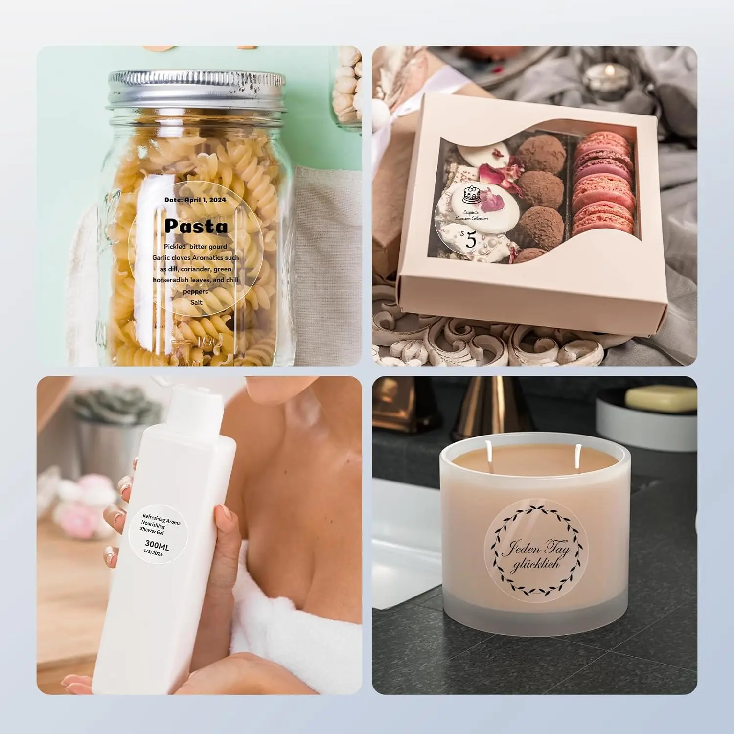 NiiMBOT B21 B1 Round Sticker Labels Sticker Self-adhesive Waterproof Thermal Label Paper For Niimbot Mini Portable Label Maker