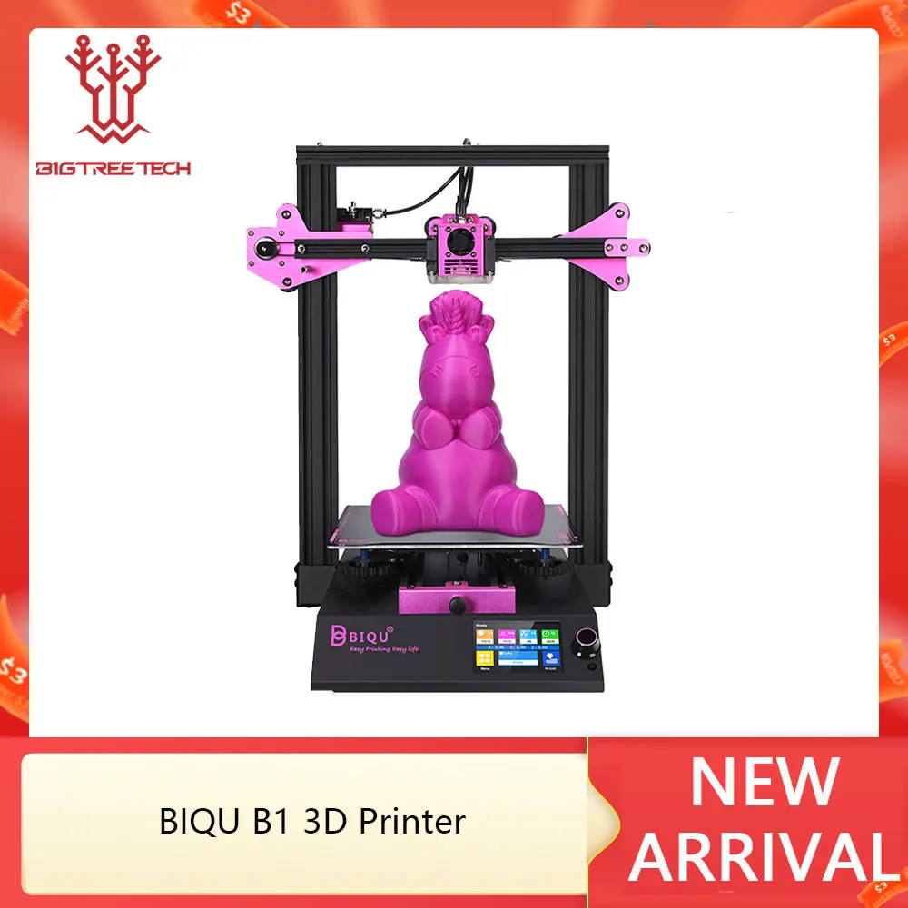 

BIQU B1 3D Printer High Precision Printing ​TFT35 V3.0 Touch Screen SKR2 Motherboard TMC2225 Upgraded DIY FDM 3D Printer