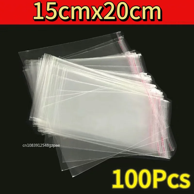 Transparante zelfklevende cellofaan zakjes