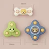 Baby Bath Toys Funny Bathing Sucker Spinner Suction Cup Cartoon Rattles Fidget Educational Toys For Children Boys Gift 4