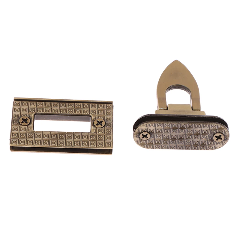 1Pc 4CM Metal Turn Twist Lock Buckles For DIY Women Handbag Bag Purse Hardware Closure Clasp Bags Parts Accessories
