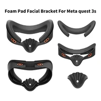 New Comfortable Adjustable Facial Replacement PU Leather Foam Bracket For Meta Quest 3S Interface Pad Cushion VR Accessories