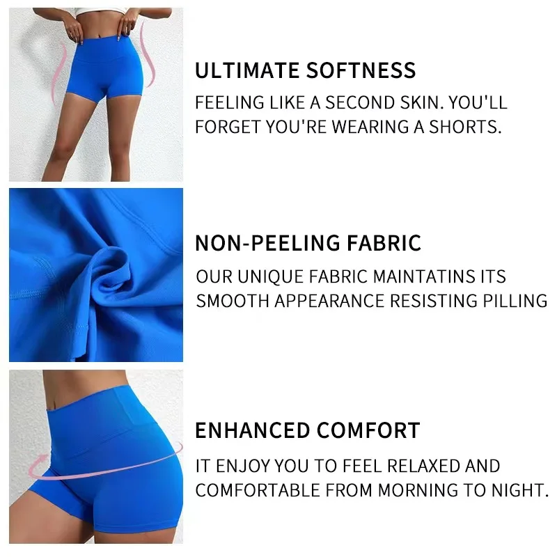 Women’s High Waist Fitness Yoga Shorts 4