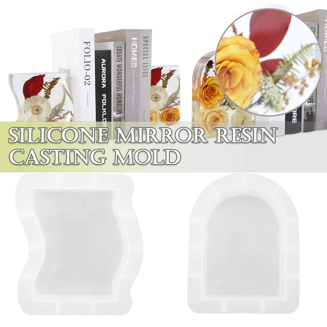 Silicone Wave Arched Mold Crystal Epoxy Resin Casting Moulds DIY Home