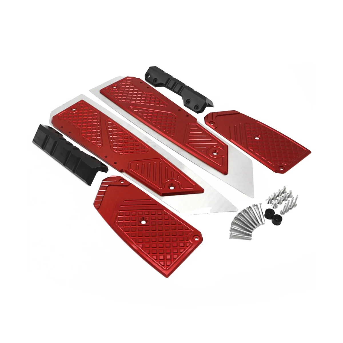 

Pedals CNC Anti- Foot Pads Foot Pads Motorcycle Accessories for FORZA 300 350, red