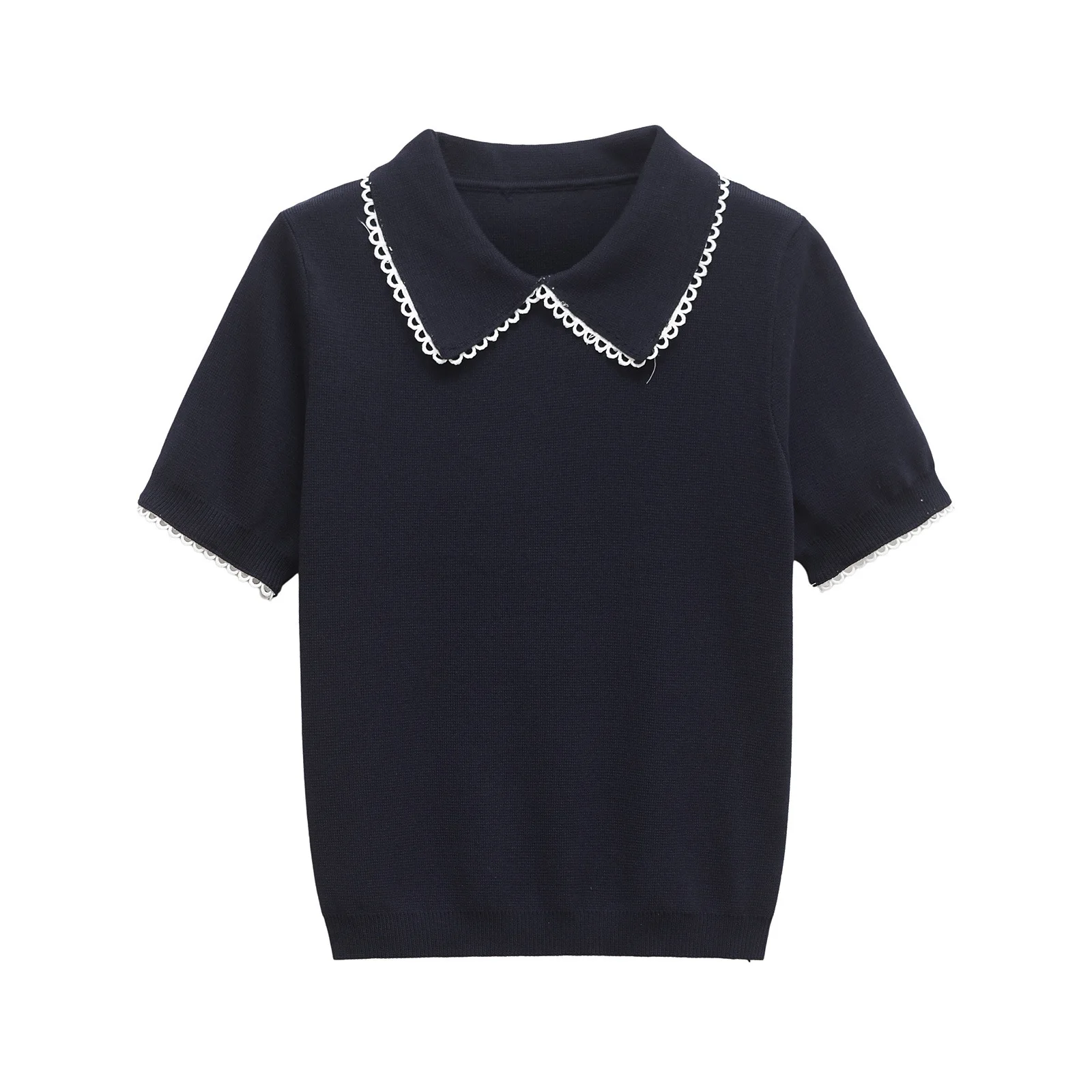 【即納 80/100size】
一部即納　Lilly lace knit tops main image 0
