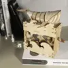 3d wooden puzzle Whale music box Play Beautiful Seaside Handmade Assembly Model kit Holidays birthdays Christmas gifts 1