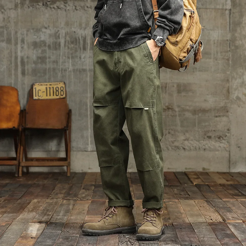 

Брюки-карго мужские свободные, винтажные модные штаны, повседневные мешковатые уличные брюки в стиле хип-хоп, дизайнерские брюки полной длины, весна-осень