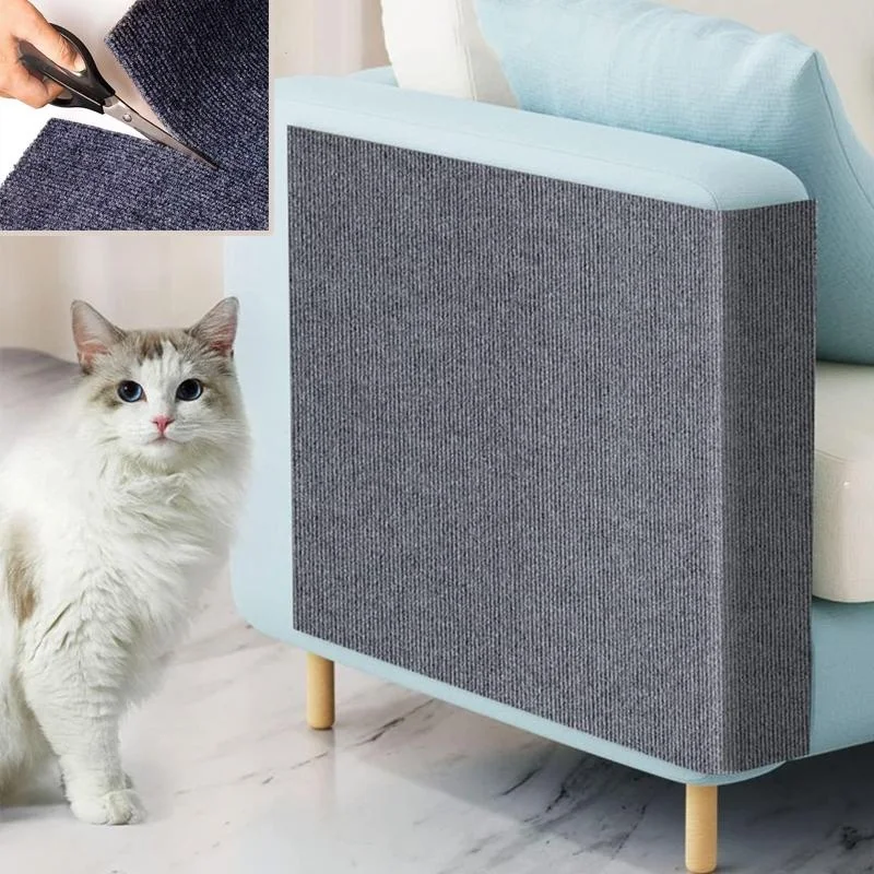 

Trimmable Self-Adhesive Carpet Mat Pad Replacement for Cat Tree Shelf Shelves,Cat Wall Furniture Steps, Cat Carpet Scratching