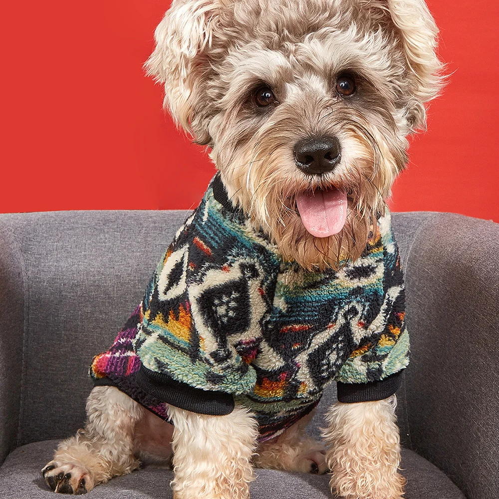 Totem Print Dog Sweater 5