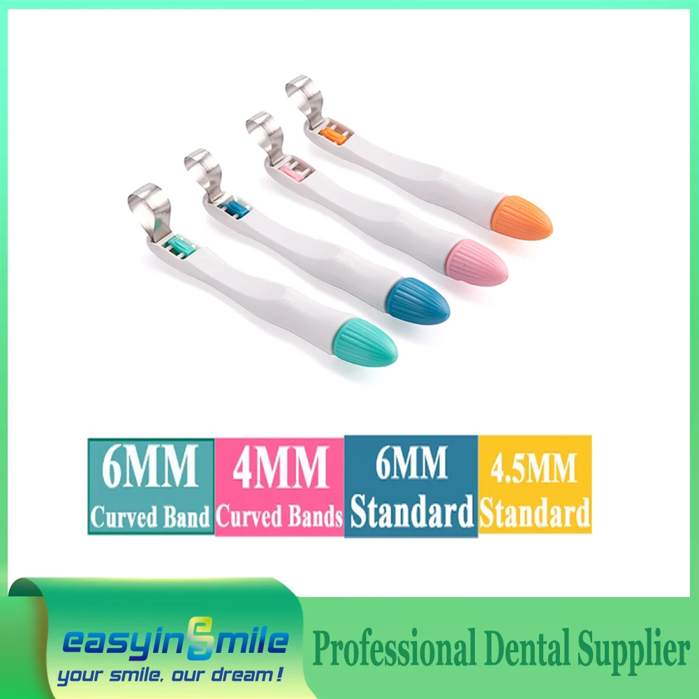 

Матричные полосы EASYINSMILE Dental Pro, Матричные полосы 4,5/6 мм, матричные полосы, регулируемый фиксатор из нержавеющей стали, 10/50 шт.