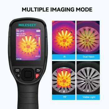 MILESEEY TR256E /B Thermal Imager 256X192 Thermal Imaging Camera Infrared Temperature Meter For Repair, PCB, Pipeline Detection 3