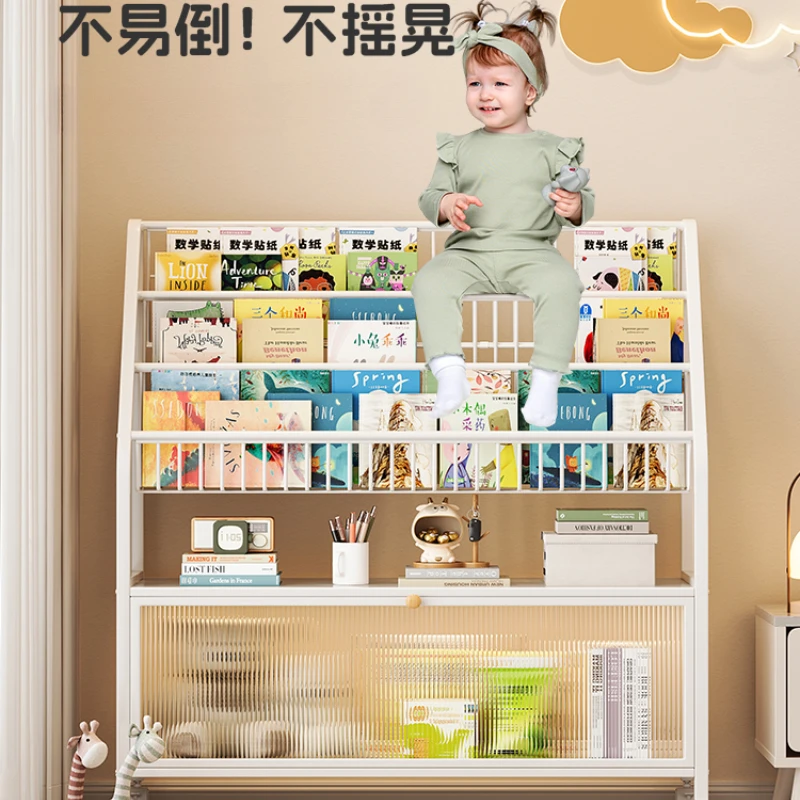 Kinder Children Book Shelf Baby Kids Bookcase Storage Organizer Infant Montessori Songmics Infantil Living Room Furniture