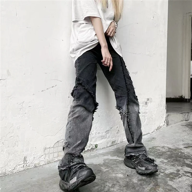

Fashion High Waist Y2K Baggy Jeans Women 2023 Street Retro Hip Hop Loose And Thin Wide Leg Pants Jeans For Women