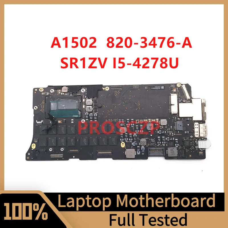 

820-3476-A Mainboard For Apple Macbook Pro A1502 Laptop Motherboard With SR1ZV I5-4278U CPU 100% Full Tested Working Well