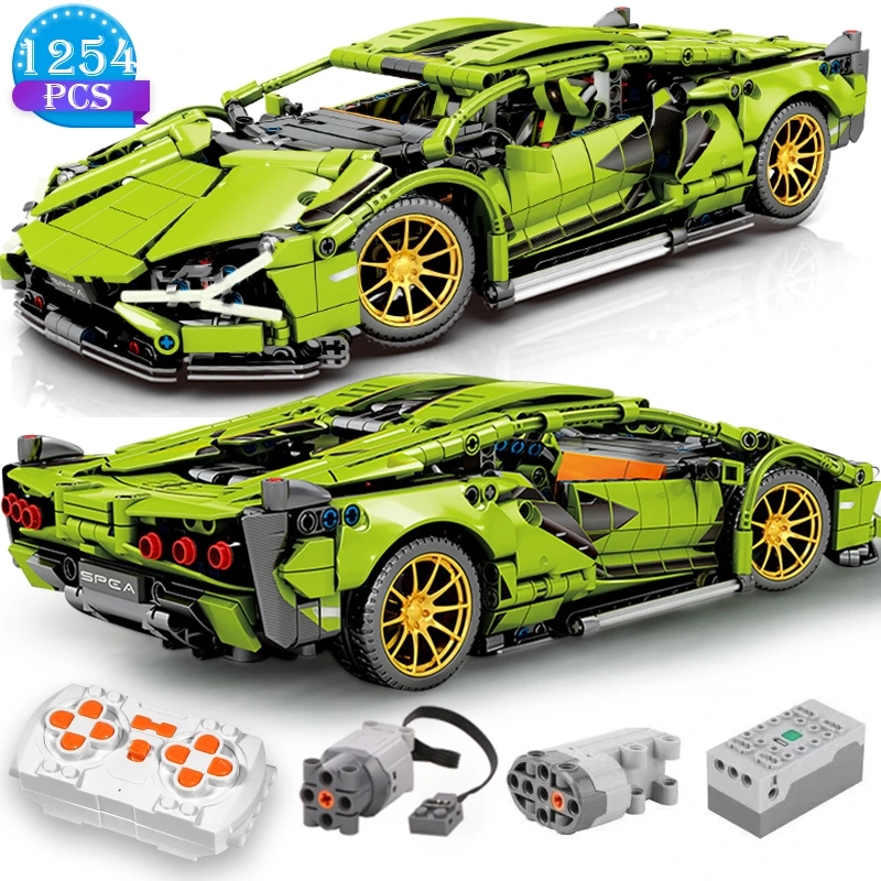 Zdalnie sterowane Lamborghini sian z klocków za $23.38 / ~93zł Zdalnie sterowane Lamborghini sian z klocków za $23.38 / ~93zł