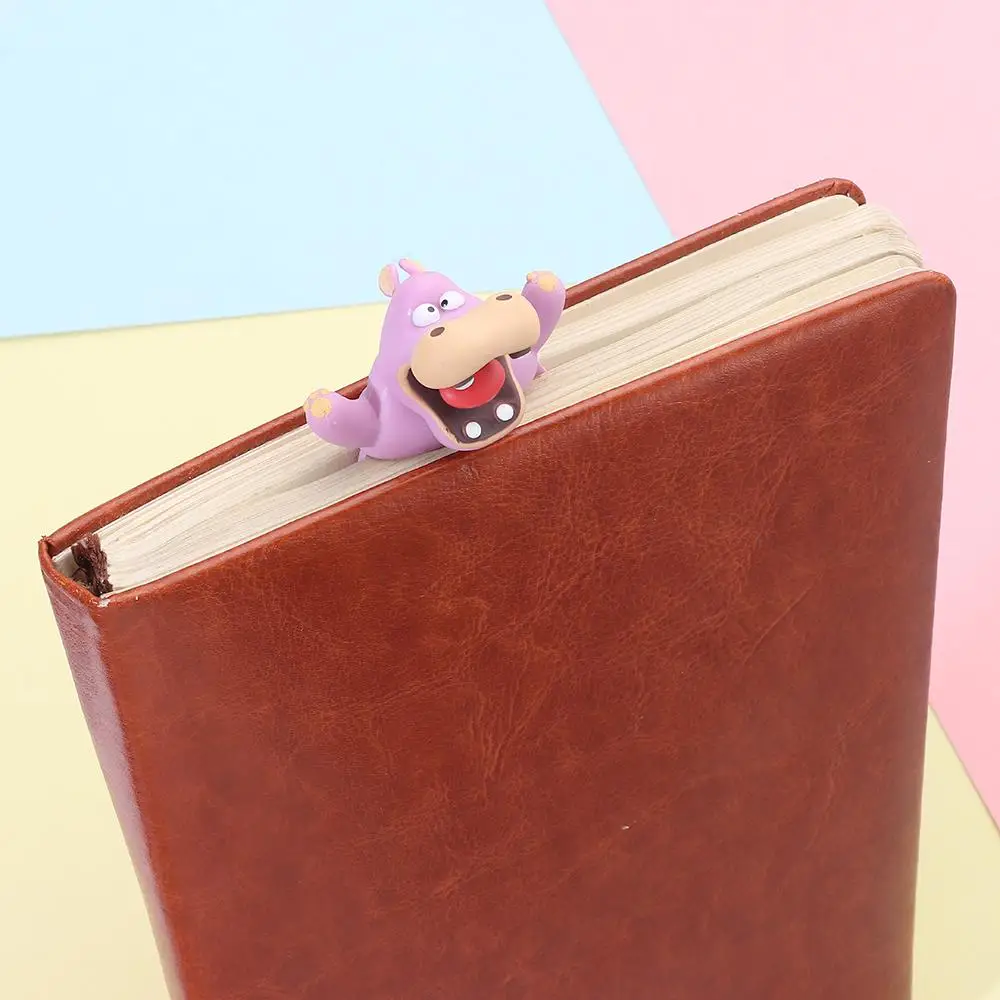 Bookmark Page Holder Animal Bookmark Bookmarks Stationery Supplies Bookmark Holder 1PC Creative 3D Stereo Bookmark Cartoon Marker Book Clip Kawaii Shark Crocodile Bookmark Of Pages Kids Gifts School Stationery