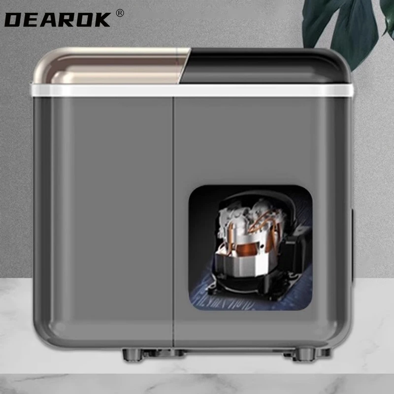 Automatic Ice Machine Electric Ice Cube Maker Home Commercial Desktop Buz Yapma Makinesi